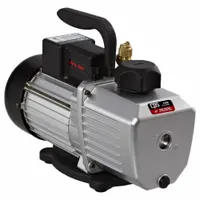 PRO-SET Vacuum Pump: 8 cfm, 10 micron Ultimate Vacuum, 120V AC, Not A2L Compatible, Male, SAE (MPN VP8D)