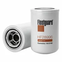 FLEETGUARD Automotive Hydraulic Filter: Hydraulic Fluid, 2"-16 Thread Size, Spin-On, 4 in Overall Ht (MPN HF28996)