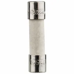 Fast-acting cylindrical fuse rated at 100 mA and 250 V AC. Non-indicating design with 5 mm x 20 mm form factor. Suitable for overcurrent protection in control panels, instrumentation, and power supplies.