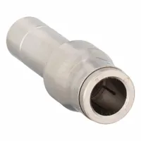 LEGRIS Push-Fit Adapter Fitting: 8 mm OD x 10 mm OD Size, Push-to-Connect x Push-to-Connect, Brass (MPN 3666 08 10)