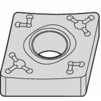 WIDIA Diamond Turning Insert: CNMM43365 - Diamond Indexable Turning Inserts