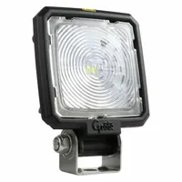 Hardwired LED floodlight in black housing with 3 5/8 in overall width. ECE compliant. Suitable for area illumination on vehicles and equipment in fleet and maintenance settings
