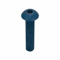 Socket Head Cap Screw: M4x0.70 Thread Size, 20 mm Lg, Button, Blue Phosphate, Alloy Steel, 25 PK (MPN UST187480)