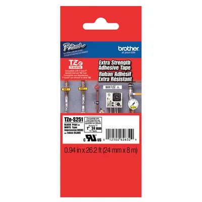 Brother TZES251G Thermal Transfer Continuous Label Roll Cartridge - Brother Thermal Transfer Continuous Label Roll Cartridges