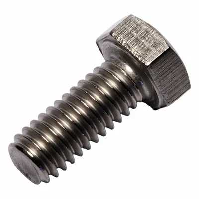 ALLIED TITANIUM Hex Head Cap Screw: Titanium, Grade 2, Plain, 5/16"-18, UNC, 3/4 in lg - Titanium Hex Head Cap Screws