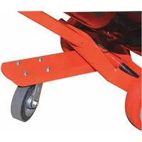 WESCO Third Wheel: 5 in Overall Ht, 5 in H x 2 1/2 in W x 2 in D, 2 1/2 in Overall Lg, Rubber (MPN 240210)