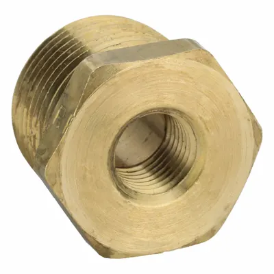 PARKER Metal Pipe Straight: Straight, 1/4 in x 3/4 in - Threaded High-Pressure Pipe Fittings