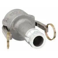 Cam and Groove Adapter: 250 psi Max. Working Pressure @ 70 F, 5 11/16 in Overall Lg, Nitrile (MPN 1510DAAL)