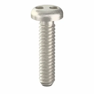 TAMPER-PRUF SCREW Tamper Resistant Screw: #4-40 Thread Size, 1/2 in Lg, Stainless Steel, Plain - Pan Head Tamper-Resistant Machine Screws