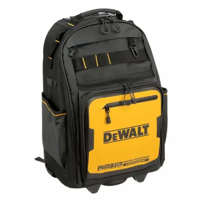 DEWALT DWST560101 Ballistic Nylon Tool Backpack, Yellow, 21 Inside Pockets - Ballistic Nylon Tool Backpacks