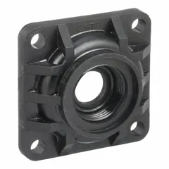 Inside cover for institutional toilet valve assemblies, compatible with Air-Trol series. Made of Noryl in black, includes Air-Trol Valve Solenoid Bonnet. Overall dimensions 1-3/4 in width and height. Used to enclose and protect the solenoid valve in commercial restroom flush systems.