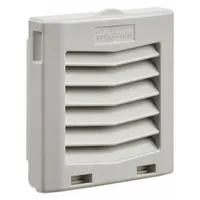 HOFFMAN Exhaust Grill and Filter: For Easy Filter Repl, Plastic, 4.42 in x 4.44 in (MPN HG0400404)