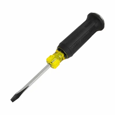 KLEIN TOOLS Demolition Driver: Steel, 1/4 in Tip Size, Long Lg, 9 1/4 in Overall Lg - Demolition Slotted Screwdrivers