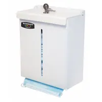 BOWMAN DISPENSERS Respiratory Equipment Dispenser: ABS Plastic, White, (2) Keys/Dispenser (MPN FM404-0213)