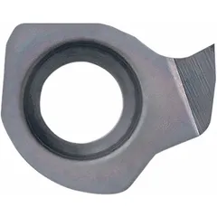 This indexable grooving insert is designed for use in CNC lathes and turning centers to produce precise grooves, undercuts, and parting-off features on metal workpieces. It is suited for applications requiring accurate groove width and depth in general machining operations.