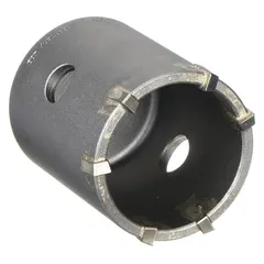 Two-piece shankless core bit head for dry drilling in masonry and concrete. Features a 2 11/16 in core diameter, 3 in core body length, and 2 3/4 in overall length. Designed for creating clean core holes in walls and floors during construction or renovation.