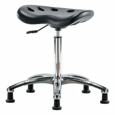 OEM Stool: Polyurethane, Ht Range 20 in to 27 1/2 in, 17 in Seat Wd, 14 in Seat Dp - Polyurethane Lab Stools