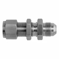 BRENNAN INDUSTRIES Compression Fitting Straight: 3/4 in OD x 3/4 in OD Fitting Size, Stainless Steel (MPN NS2707-LN-12-12-SS)