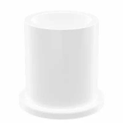 OILITE Flanged Sleeve Bearing: PTFE, 1 in Bore, 1 1/4 in OD, 1 1/2 in Overall Lg - Chemical- & Heat-Resistant Plastic Flanged Sleeve Bearings