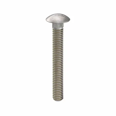 USA INDUSTRIALS Carriage Bolt: Square Neck, 5/16"-18 Thread Size, 2 1/2 in lg, Stainless Steel - 316 Stainless Steel Square Neck Carriage Bolts