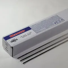 Stainless steel filler rod for TIG welding of duplex stainless steels. Tensile strength (as welded) 108 ksi, yield strength (as welded) 93 ksi. Commonly used in applications requiring high strength and corrosion resistance.