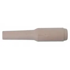 Standard nozzle for MIG welding torches, directing shielding gas over the weld puddle. Lava, No. 4, Long design. Sold in a 10-pack. Suitable for industrial fabrication, maintenance, and repair.