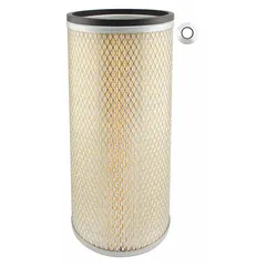 Round/oval engine air filter with axial seal. Inside diameter 21/32 in. Removes airborne contaminants from engine intake air. Compatible with International vehicles.