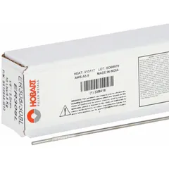 Stainless steel filler rods for TIG welding, ER308/308L classification. Each rod measures 1/8 in diameter by 36 in length, packaged in a 10 lb box. As welded, tensile strength is 88 ksi and yield strength is 59 ksi. Used for joining 304 and 308 stainless steels in general fabrication.