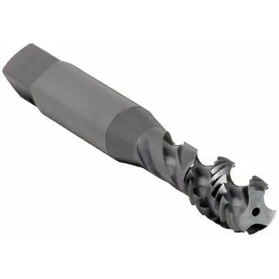 OSG Spiral-Flute Tap: 5/16"-18 UNC, H3 / 2B-3B, 3 Flute, Bottoming Chamfer - Spiral-Flute Taps for Steel & Stainless Steel