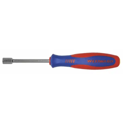 WESTWARD Hollow Round Shank Nut Driver: Straight, SAE, Without Magnetized Tip, Std - Standard Nut Drivers