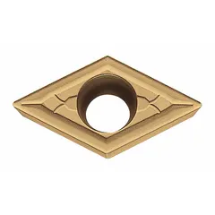 This diamond indexable turning insert is designed for precision machining of non-ferrous materials, composites, and abrasive alloys. It is suitable for turning, boring, and profiling operations, delivering high wear resistance and surface finish.