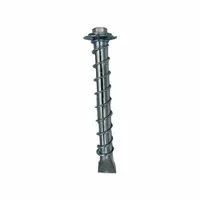 These carbon steel anchors with a zinc-coated finish are designed for fastening equipment, signs, or barriers to asphalt surfaces. Each anchor has a 0.625 in diameter and 3/8"-16 thread size. Suitable for use in paved areas such as parking lots and roadwork. Supplied in a 6-pack