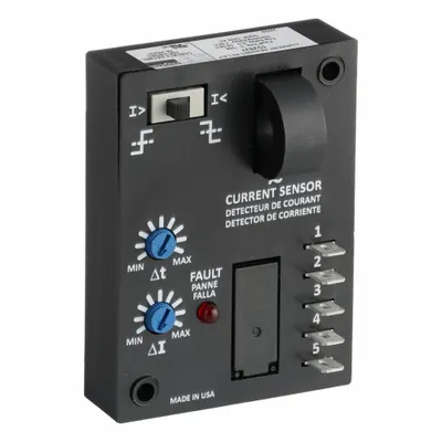 Dayton Adjustable Current Sensing Relay: Surface Mounted, 10 A Current Rating - Surface-Mounted Relays
