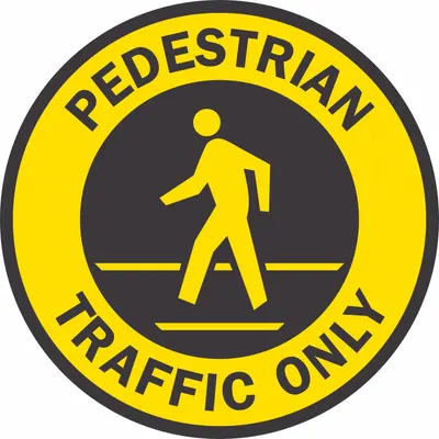 LYLE G-5832-FD_17x17 Pedestrian Crossing Sign - Pedestrian Crossing Signs