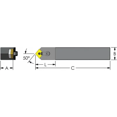 ULTRA-DEX USA MCYNN 20-4D Indexable Turning & Profiling Toolholder - Indexable Turning & Profiling Toolholders