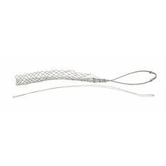 Cable Support Grip: 1.75 in to 1.99 in, 2,150 lb Breaking Strength, 19 in Mesh Lg, Single Eye (MPN 02202020). Key specifications — Cable Diameter Range: 1.75 in to 1.99 in; Eye Style: Single; Material: Tin Coated Bronze.