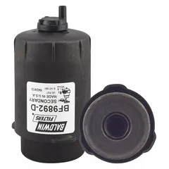 Cellulose fuel/water separator cartridge with 6 1/16 in overall length and 3 3/16 in outside diameter. Designed for diesel fuel systems to remove water and contaminants, protecting fuel injectors and supporting engine performance. Suitable for use in buses and agricultural equipment.