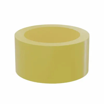 BUNTING BEARINGS Sleeve Bearing: PTFE, J-5500, 3/4 in Bore, 1 in OD, 1/2 in Overall Lg - Plastic Sleeve Bearing for Non-Hardened Surfaces
