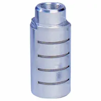 ARROW PNEUMATICS Muffler: 2 in NPT, 3 in Hex Size, Stainless Steel, 300 psi Max Op Pressure (MPN ASQF - 16F)