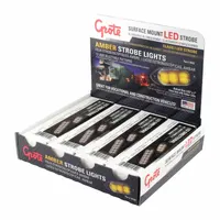 GROTE Warning/Directional Light: Combo Warning and Directional Light, Amber, 1 in Overall Wd, 4 PK (MPN 78163-1)