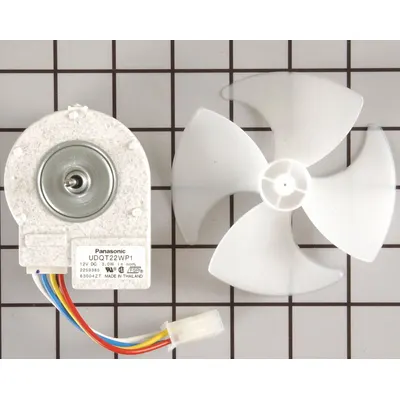 WHIRLPOOL Freezer Fan Motor: Mfr Part # 8201589 - Whirlpool Parts for Refrigerators & Freezers