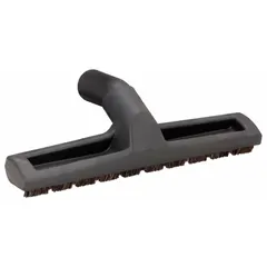 Brush accessory for air-powered vacuum guns. Attaches to compatible air guns to direct airflow for removing debris, dust, and chips from surfaces and confined spaces in industrial cleaning and maintenance tasks.