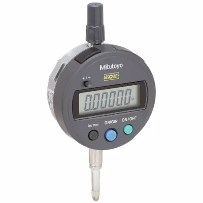 MITUTOYO Digital Indicator with Removable Flat Back - Digital Indicators with Removable Flat Back