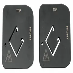Dies for strut shears designed for cutting metal strut channels. Fits strut dimensions of 1 5/8 in width and 1 5/8 in height. Features a Deep Set configuration and Deep profile for clean cuts in metal framing systems.