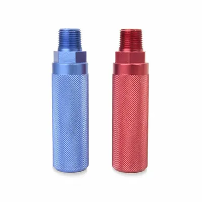 VELVAC Extension Handles: Aluminum/Steel, Blue/Red - Pipe, Hose, Tube and Fittings