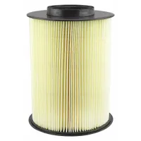 Round-oval engine air filter with radial seal design. Overall height 8 5/16 inches. Removes airborne contaminants from intake air for engine protection. Suitable for Focus vehicles and buses