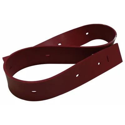 TENNANT Rear Squeegee Blade, Rubber, 28 in L, 2 1/4 in W, Red, 4088709 - Replacement Squeegee Blades for Floor Cleaning Machines