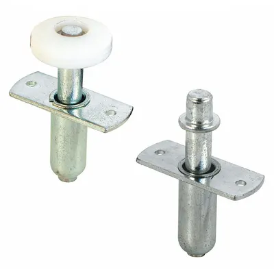 PRIME-LINE N 7291 Pivot Wheel, 3 3/4 in Wd, 40 lb Max Wt - Hanging Door Guides