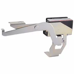 Mechanical interlock kit for 30 A disconnect switches. Includes two normally open and two normally closed contacts. Rated 600V AC/DC. Used to ensure safe isolation in control panels and machinery where multiple power sources require lockout.