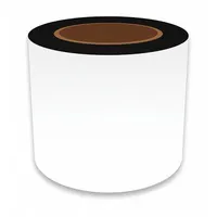 Continuous Label Stock: 4 in x 50 ft, Vinyl, White (Gloss), Indoor (MPN MAGWT-31028)